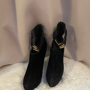 Ladies platform booties